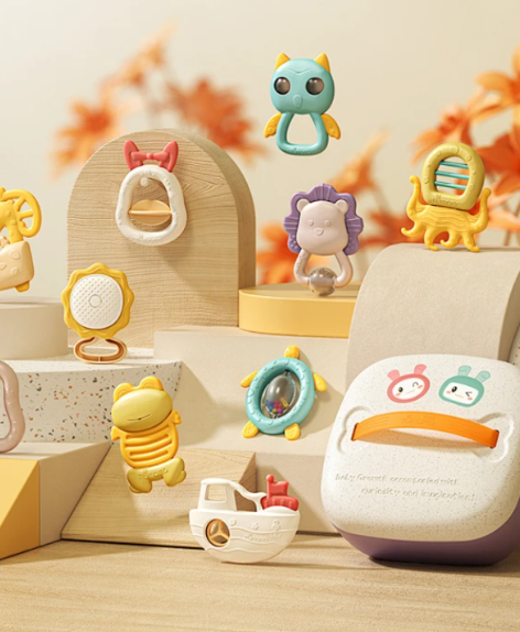 兔媽媽嬰兒手搖鈴0-1歲