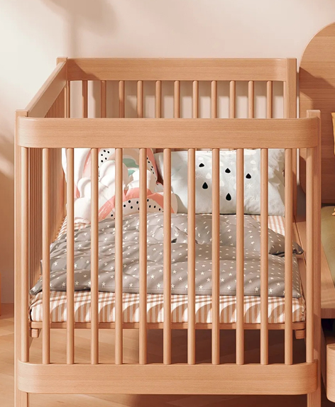 實木嬰兒床